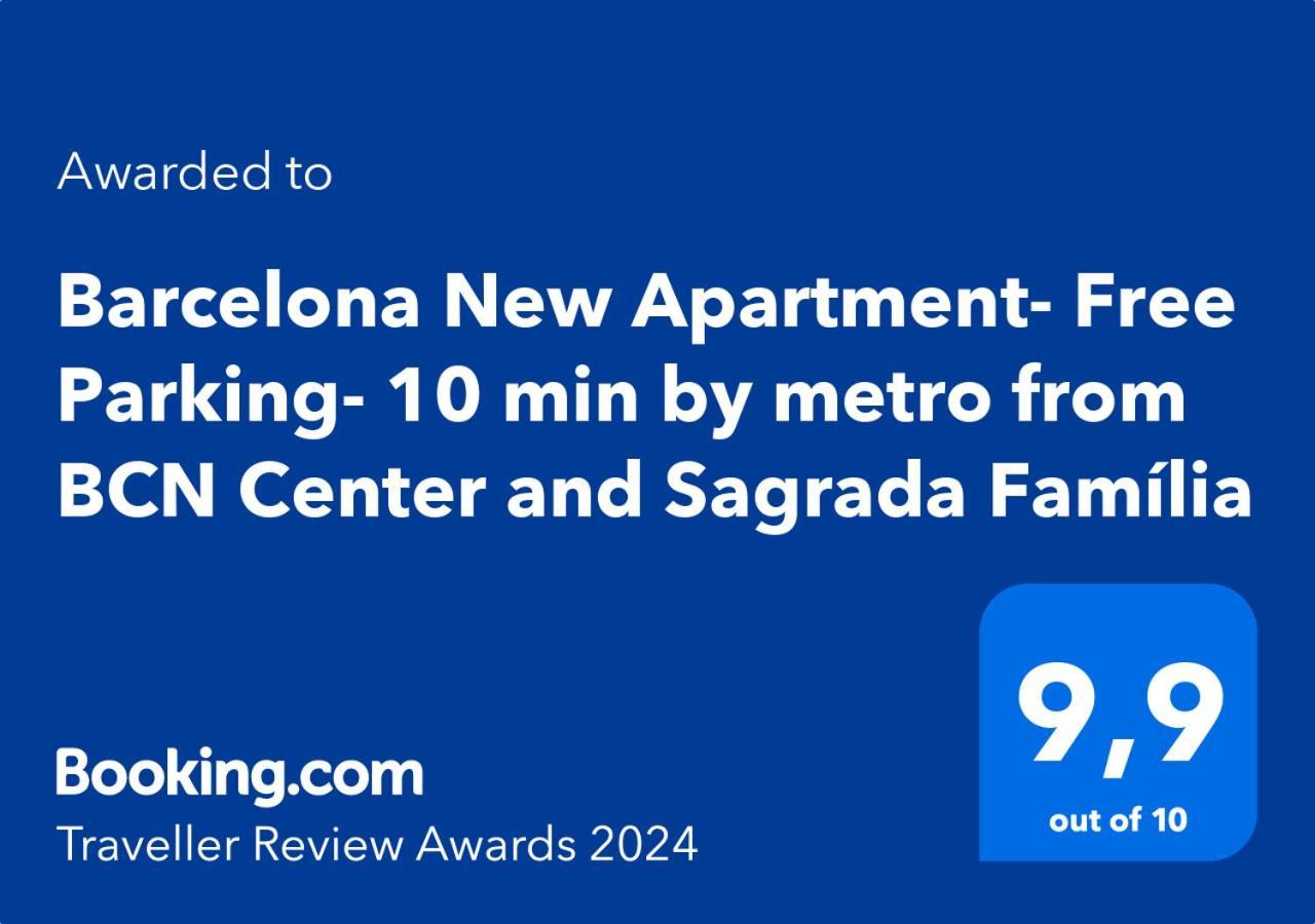 Barcelona Chic Apartments- Free Parking - 10 Min From Bcn City Centre By Metro Eksteriør bilde